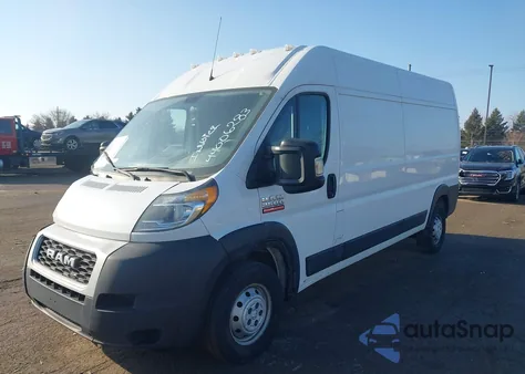 2021 Ram Promaster 2500 High Roof 159 Wb from USA, damaged, VIN 3C6LRVDG8ME513122